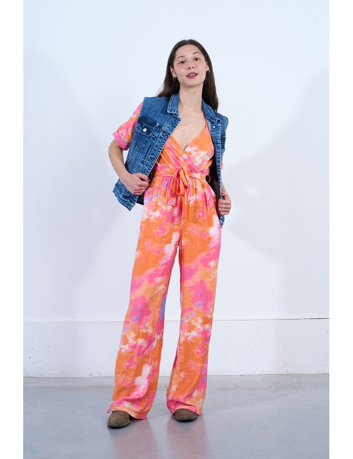 Lili Sidonio X Molly Bracken Combi Pantalon Coloré ORANGE IXTAPA