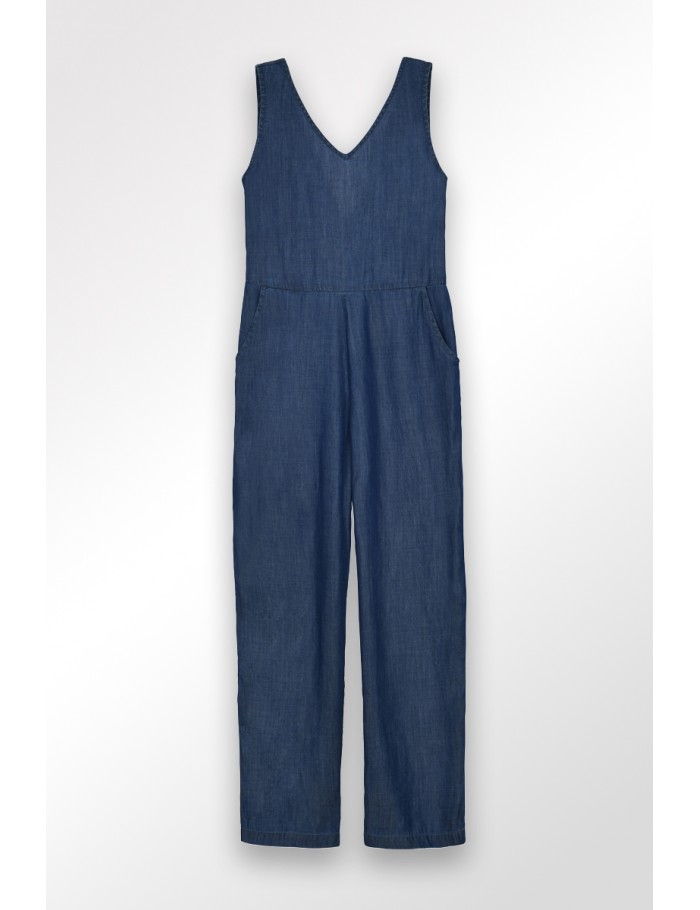 Lili Sidonio X Molly Bracken Combi Pantalon En Lyocell LIGHT BLUE DENIM