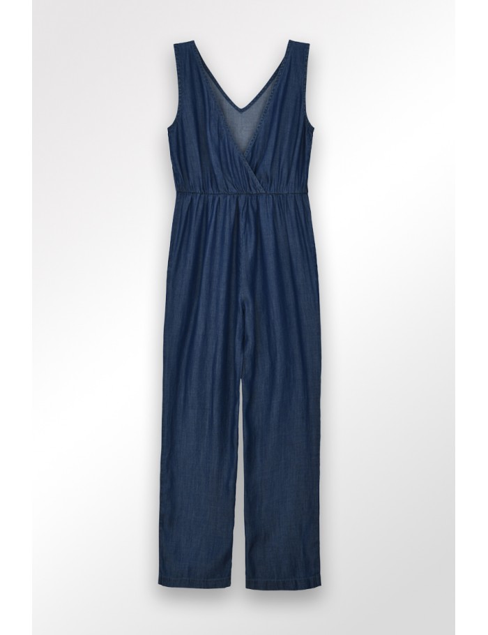 Lili Sidonio X Molly Bracken Combi Pantalon En Lyocell LIGHT BLUE DENIM