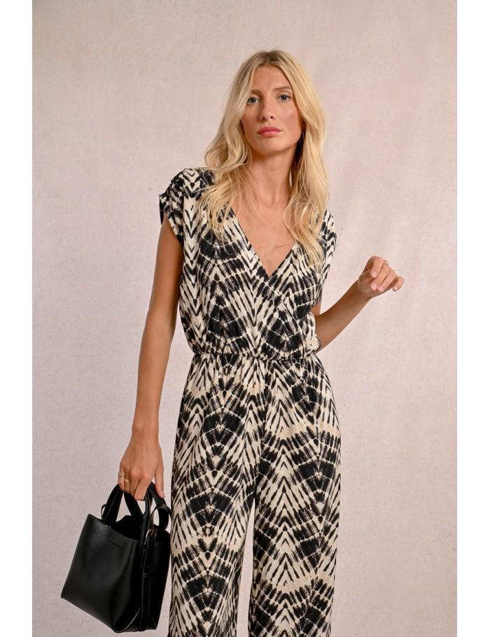 Lili Sidonio X Molly Bracken Combi Pantalon Large BEIGE DOLI