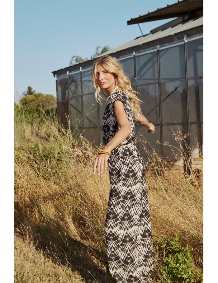 lili sidonio x molly bracken Combi pantalon large BEIGE DOLI