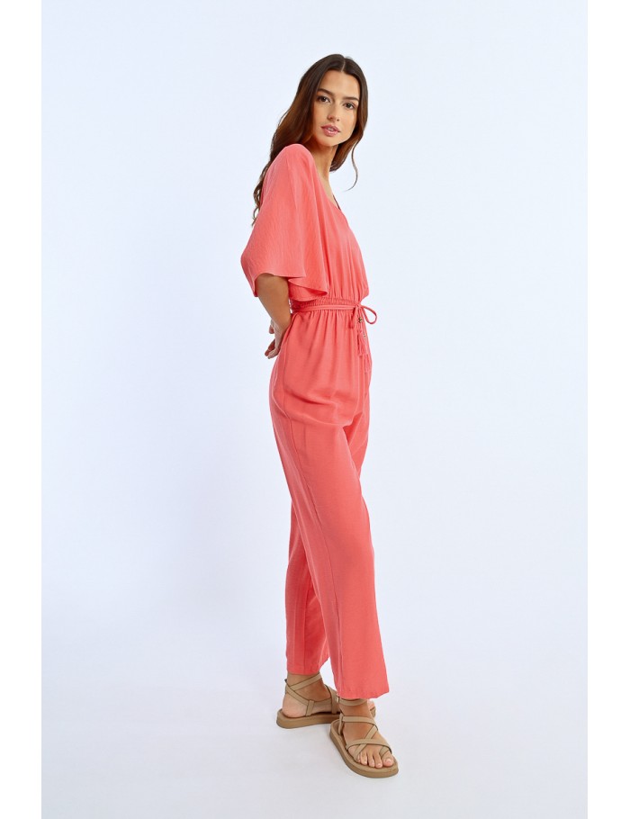 Lili Sidonio X Molly Bracken Combi Pantalon Large CORAL