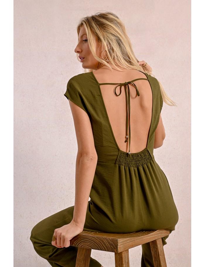 Lili Sidonio X Molly Bracken Combinaison Longue à Manches Courtes CORAL PINK