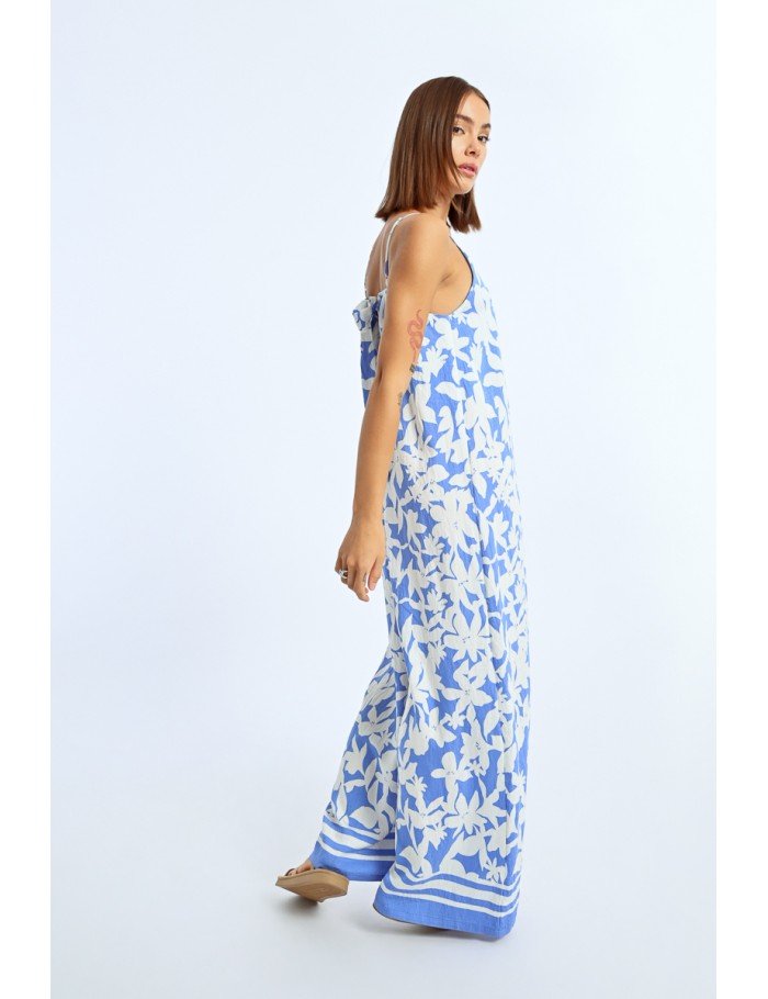 Lili Sidonio X Molly Bracken Combinaison Pantalon à Bretelles BLUE HOLBOX