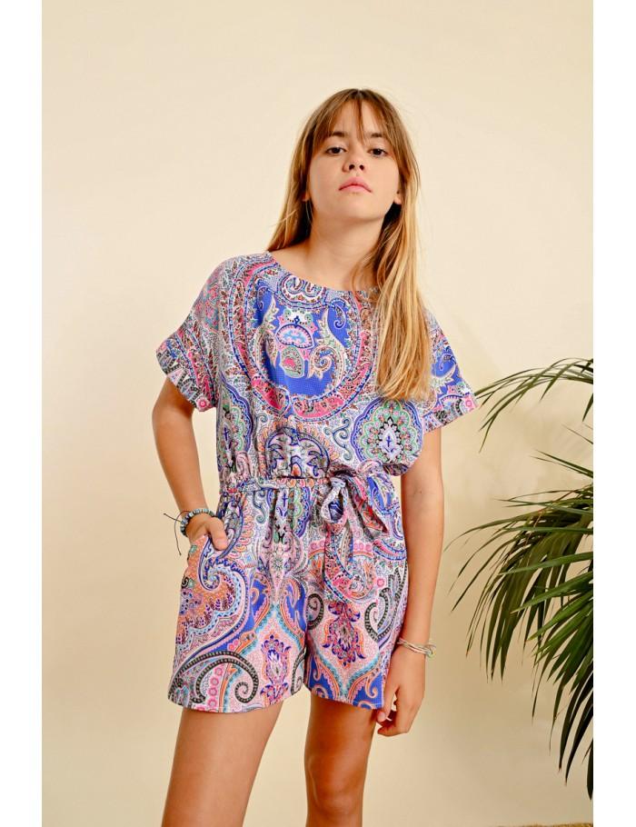 lili sidonio x molly bracken Combinaison short à imprimé MULTICO AELIS