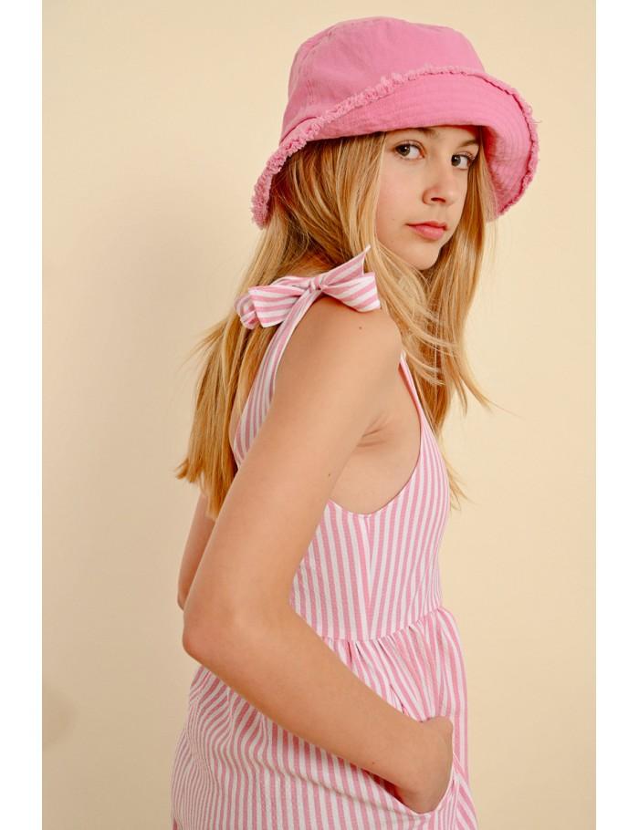 Lili Sidonio X Molly Bracken Combinaison Short à Rayures PINK