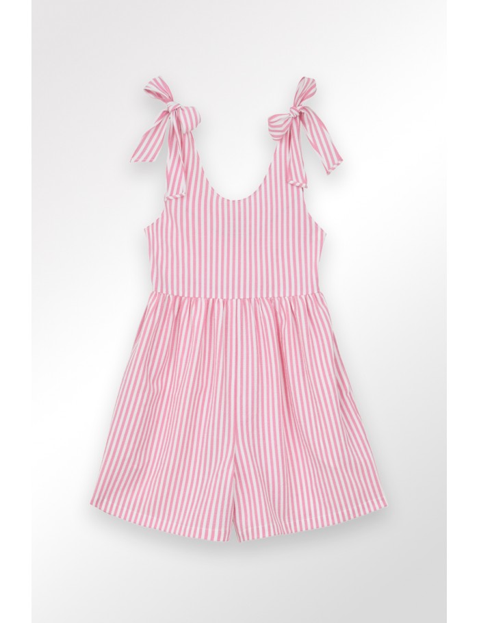 Lili Sidonio X Molly Bracken Combinaison Short à Rayures PINK