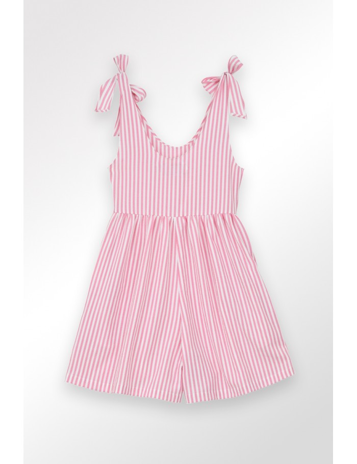 Lili Sidonio X Molly Bracken Combinaison Short à Rayures PINK