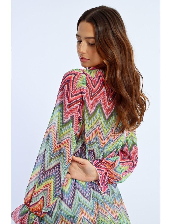 Lili Sidonio X Molly Bracken Combishort à Volants MULTICO COCO BONGO