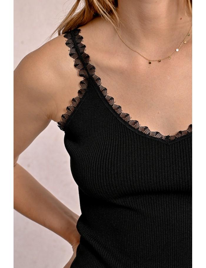 Lili Sidonio X Molly Bracken Débardeur En Maille DENIM BLUE