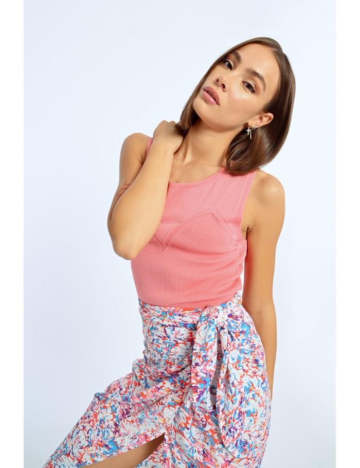 lili sidonio x molly bracken Débardeur en maille fantaisie BLUE lili sidonio x molly bracken Débardeur en maille fantaisie BLUE