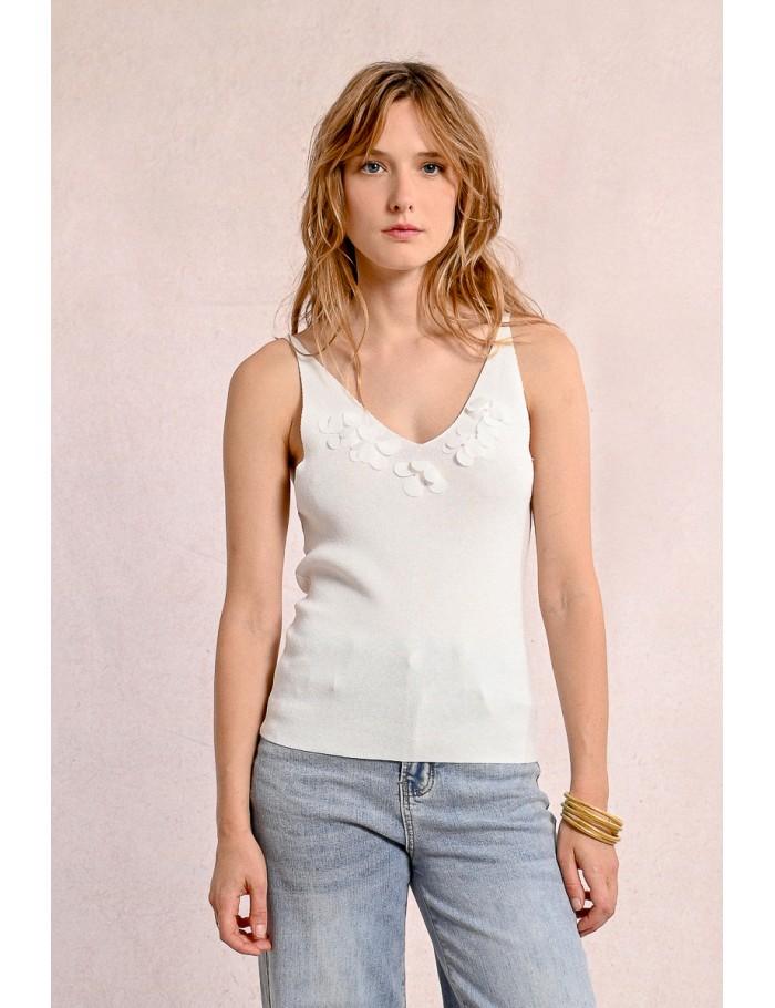 Lili Sidonio X Molly Bracken Débardeur Fantaisie CORAL