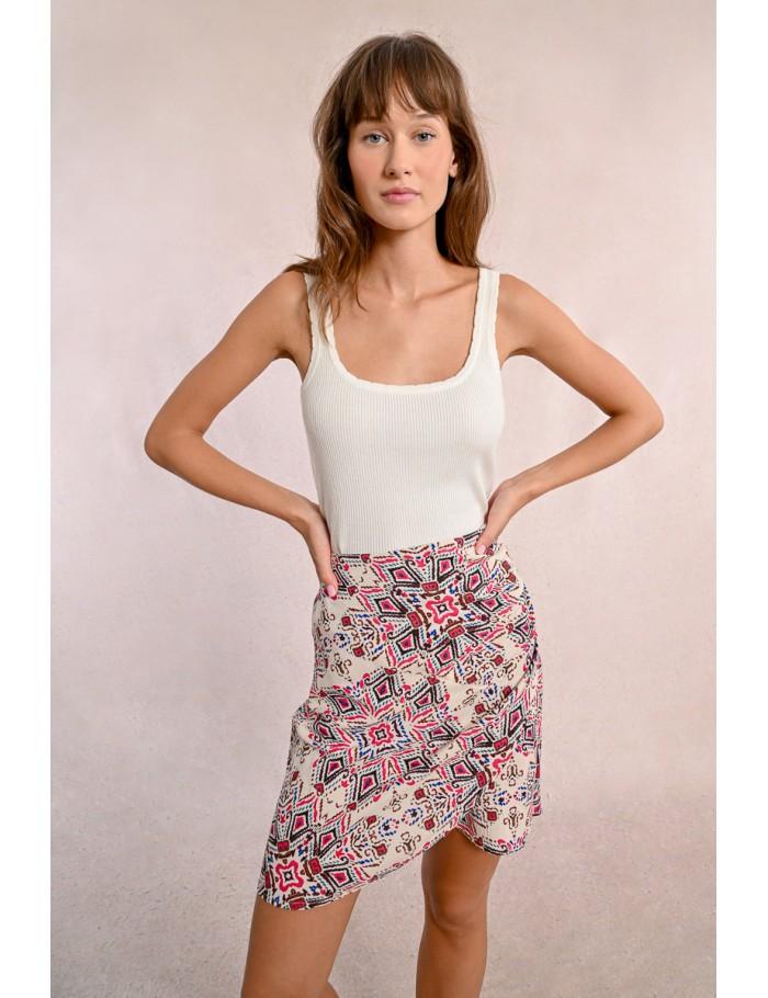 Lili Sidonio X Molly Bracken Débardeur Fin En Maille Côtelée BLACK