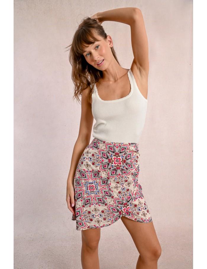 Lili Sidonio X Molly Bracken Débardeur Fin En Maille Côtelée BLACK