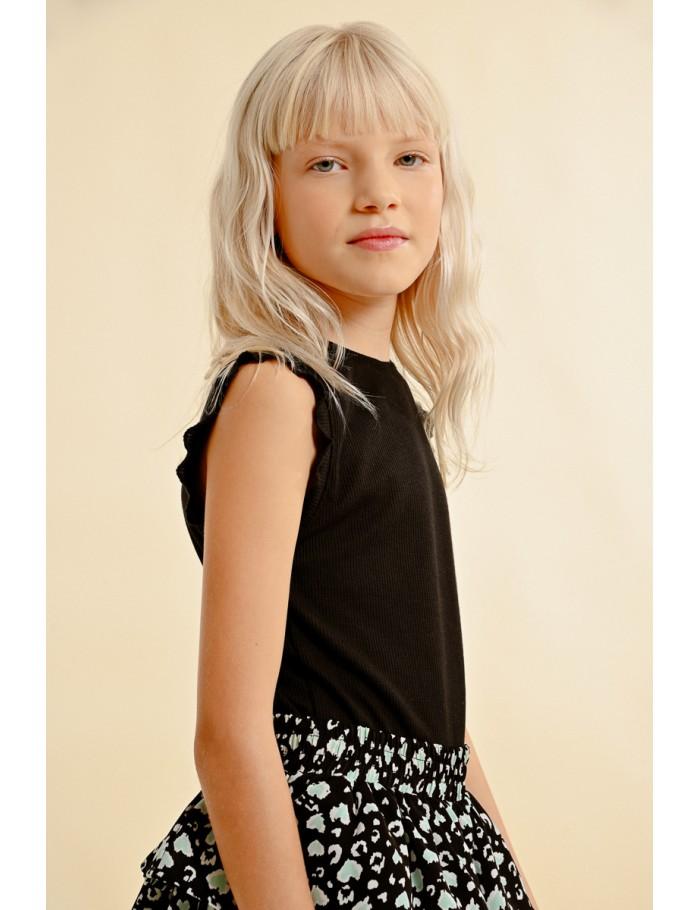 Lili Sidonio X Molly Bracken Débardeur Sans Manches Fantaisie BLACK