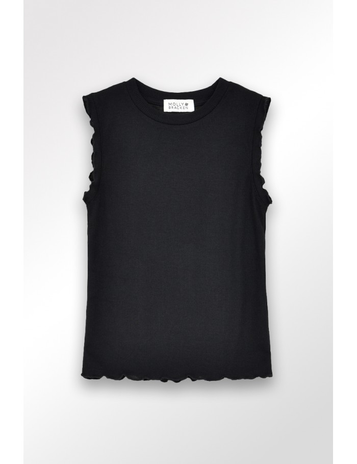 Lili Sidonio X Molly Bracken Débardeur Sans Manches Fantaisie BLACK