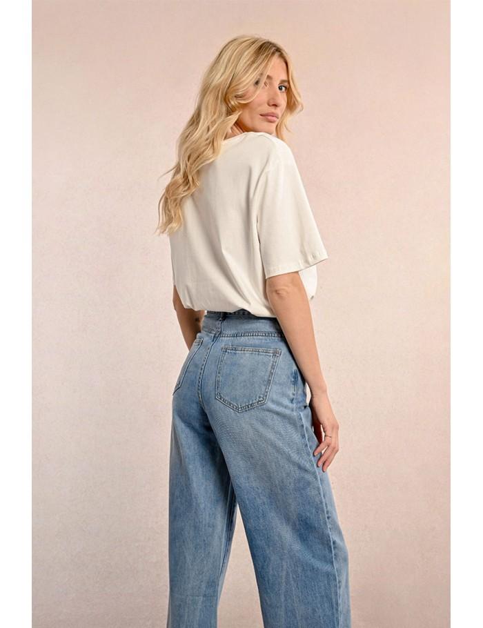 Lili Sidonio X Molly Bracken Denim Droit DENIM BLUE