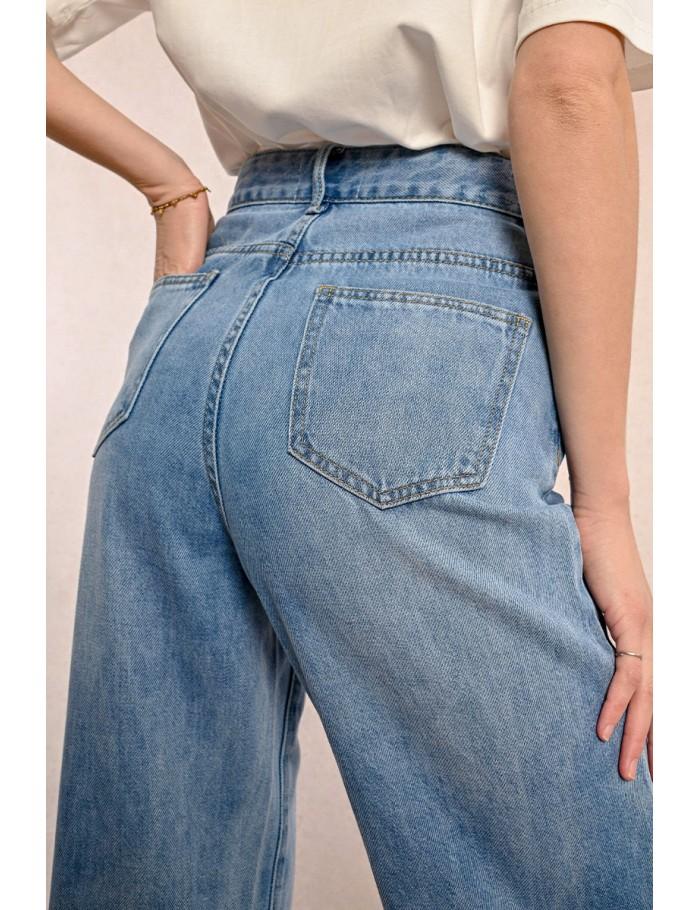 Lili Sidonio X Molly Bracken Denim Droit DENIM BLUE