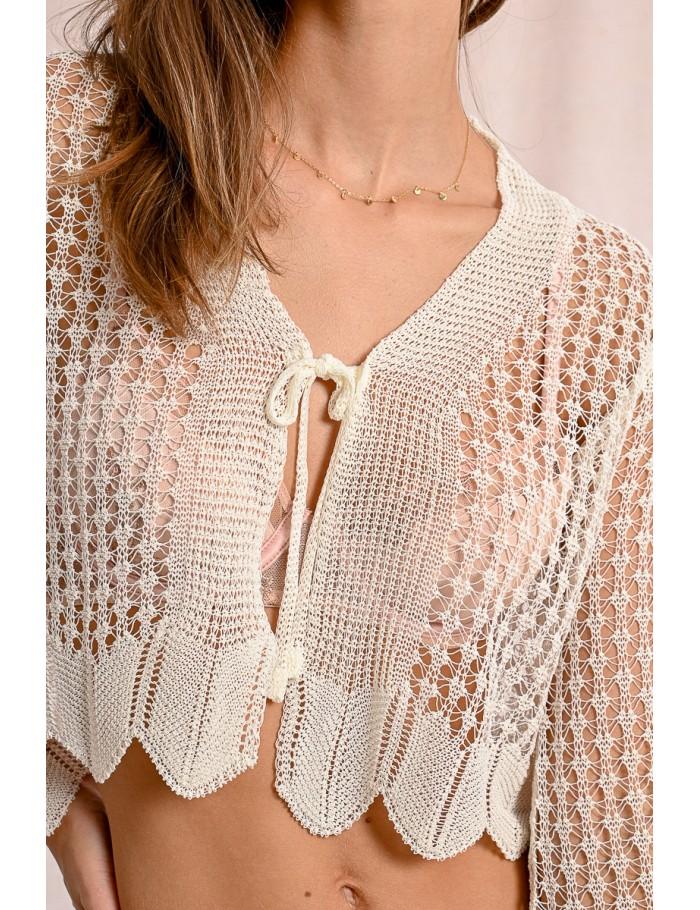 Lili Sidonio X Molly Bracken Gilet En Maille Fine Nouable BLACK