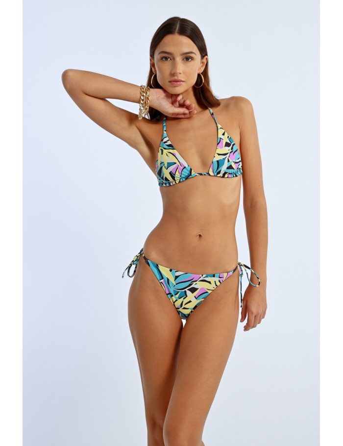 Lili Sidonio X Molly Bracken Haut De Maillot De Bain Imprimé BLACK COBA