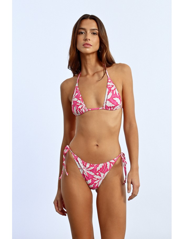 Lili Sidonio X Molly Bracken Haut De Maillot De Bain Imprimé PINK CARACOL