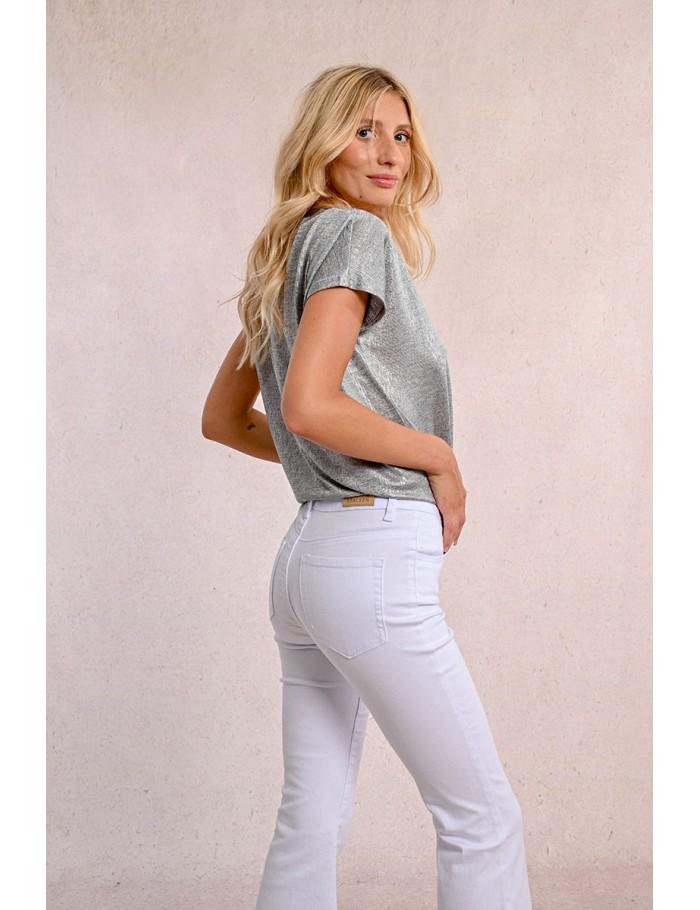 Lili Sidonio X Molly Bracken Jean Flare 7/8 BRUT DENIM