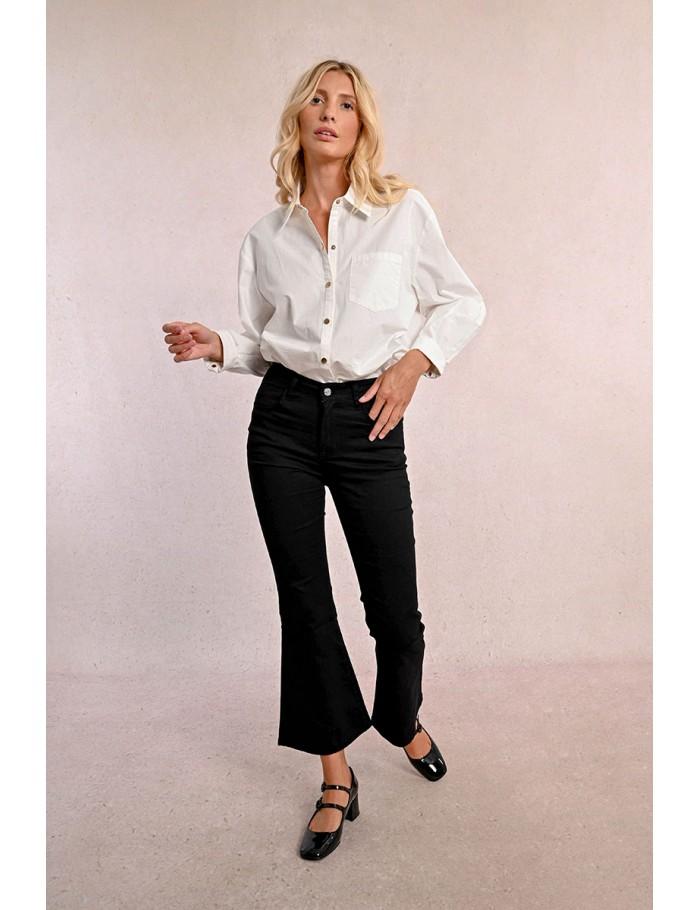 Lili Sidonio X Molly Bracken Jean Flare 7/8 BRUT DENIM