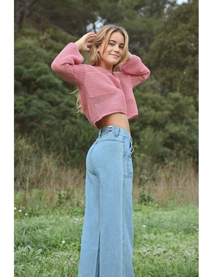 Lili Sidonio X Molly Bracken Jean Large LIGHT BLUE DENIM