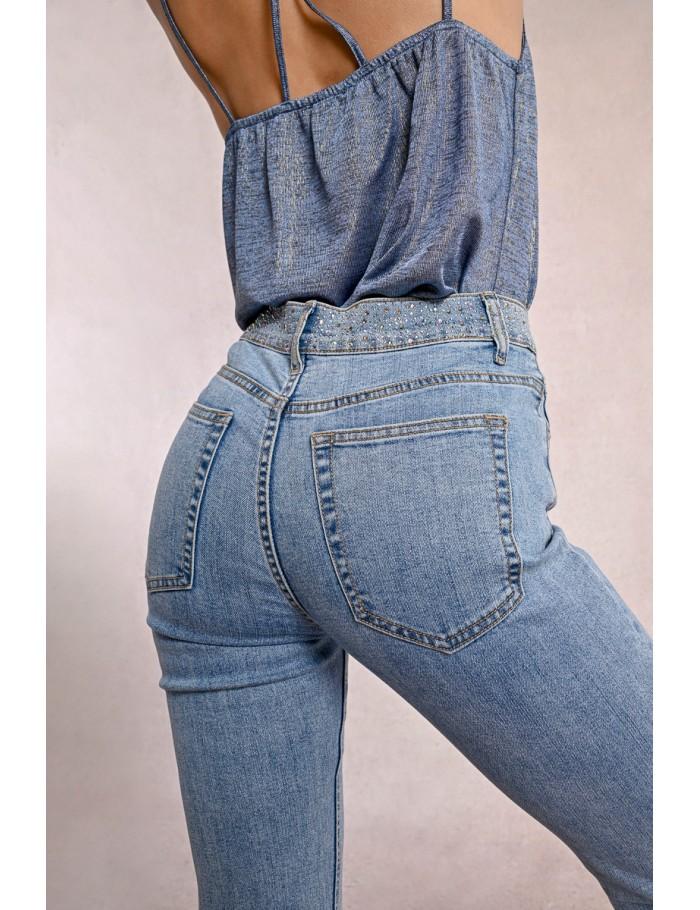 Lili Sidonio X Molly Bracken Jean Slim LIGHT BLUE DENIM