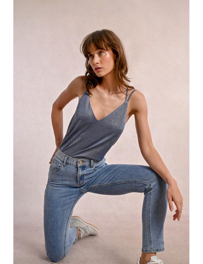 Lili Sidonio X Molly Bracken Jean Slim LIGHT BLUE DENIM