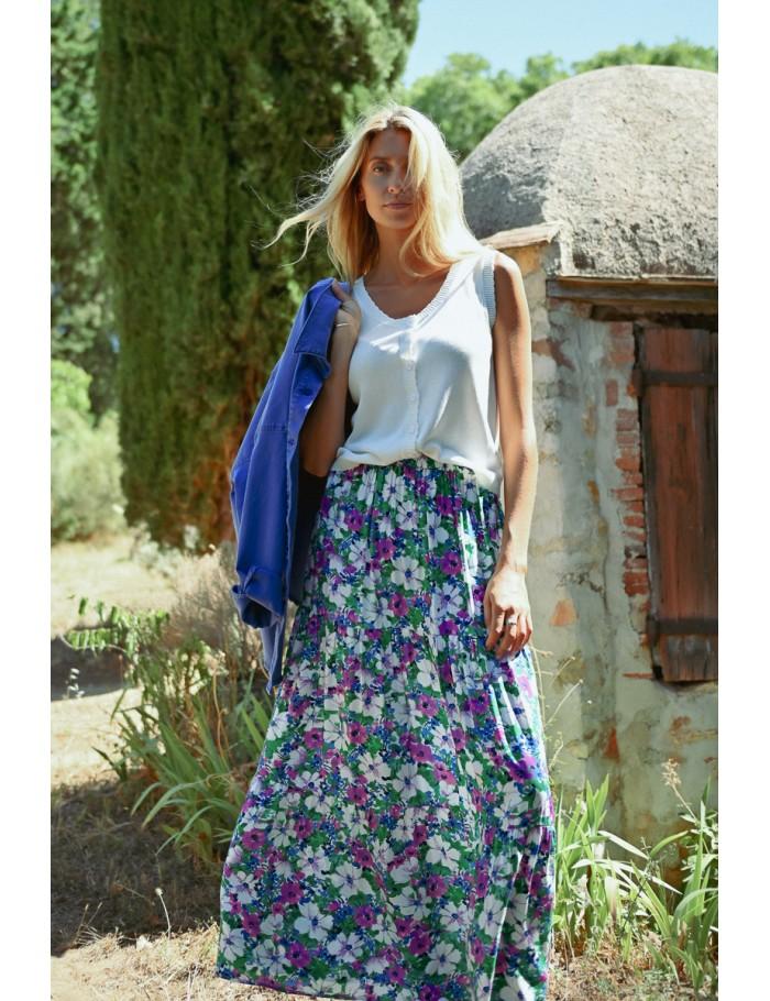 lili sidonio x molly bracken Jupe longue à fleurs GREEN ISAE lili sidonio x molly bracken Jupe longue à fleurs GREEN ISAE