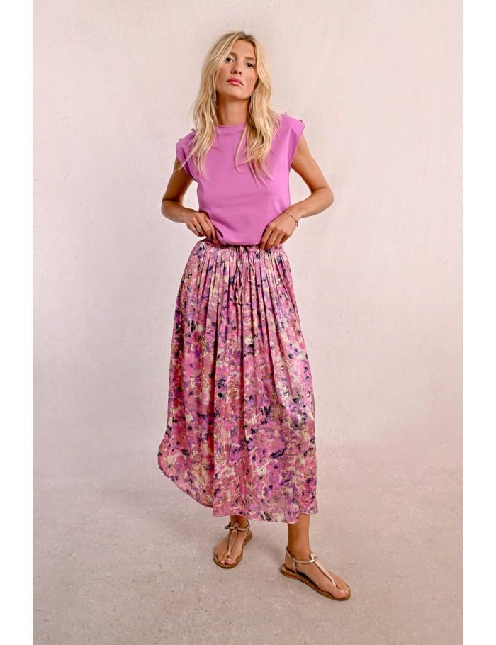 lili sidonio x molly bracken Jupe plissée et imprimée PINK CELESTE lili sidonio x molly bracken Jupe plissée et imprimée PINK CELESTE