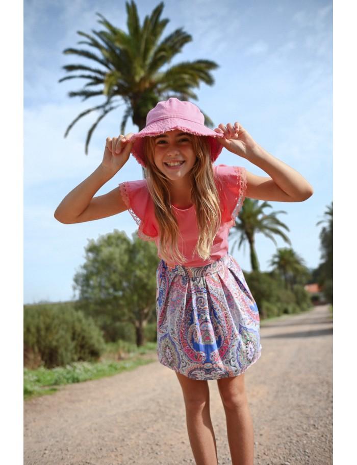 lili sidonio x molly bracken Jupe taille haute à imprimé MULTICO AELIS