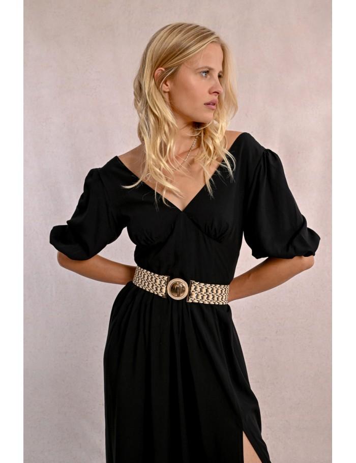 Lili Sidonio X Molly Bracken Large Ceinture Tressée à Clipser BEIGE