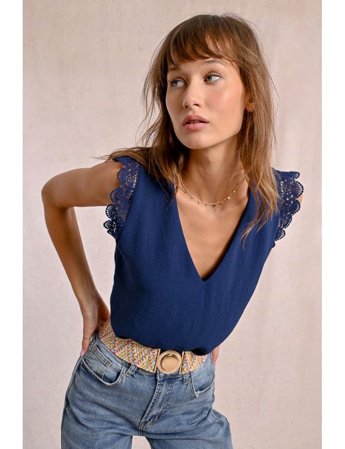 Lili Sidonio X Molly Bracken Large Ceinture Tressée à Clipser MULTICOLOUR