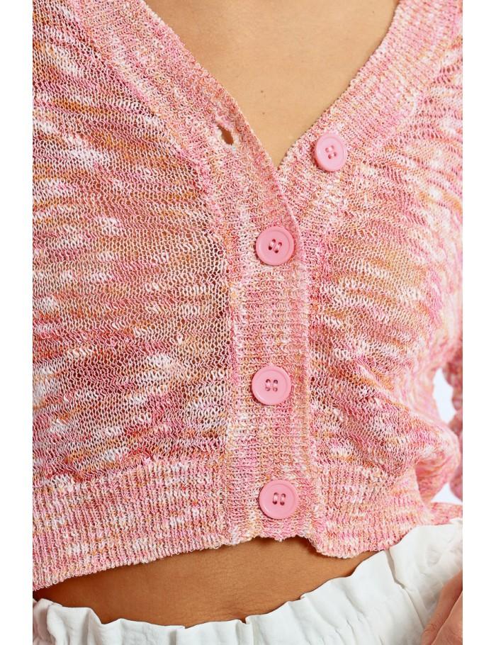 Lili Sidonio X Molly Bracken Cardigan Texturé PINK