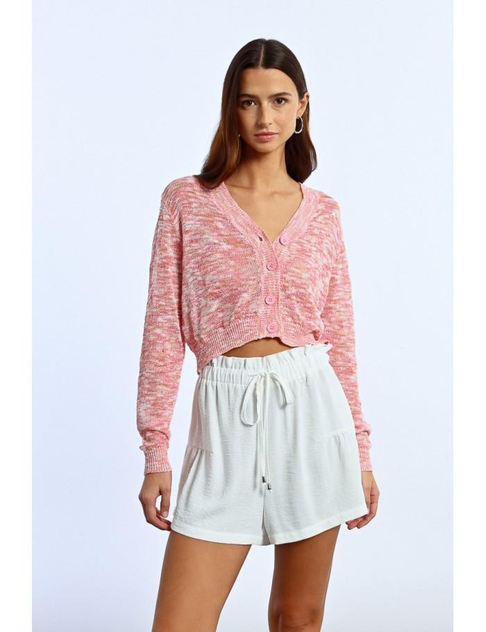 Lili Sidonio X Molly Bracken Cardigan Texturé PINK