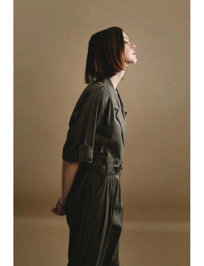 Lili Sidonio X Molly Bracken Combipantalon KAKI