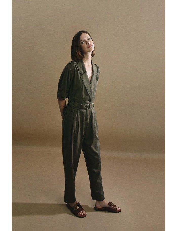 lili sidonio x molly bracken Combipantalon KAKI