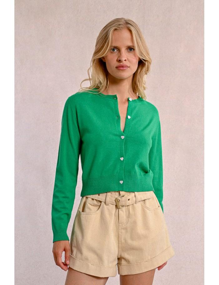 Lili Sidonio X Molly Bracken Gilet Boutonné BLUE