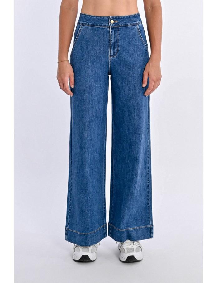 Lili Sidonio X Molly Bracken Jean Large DENIM BLUE