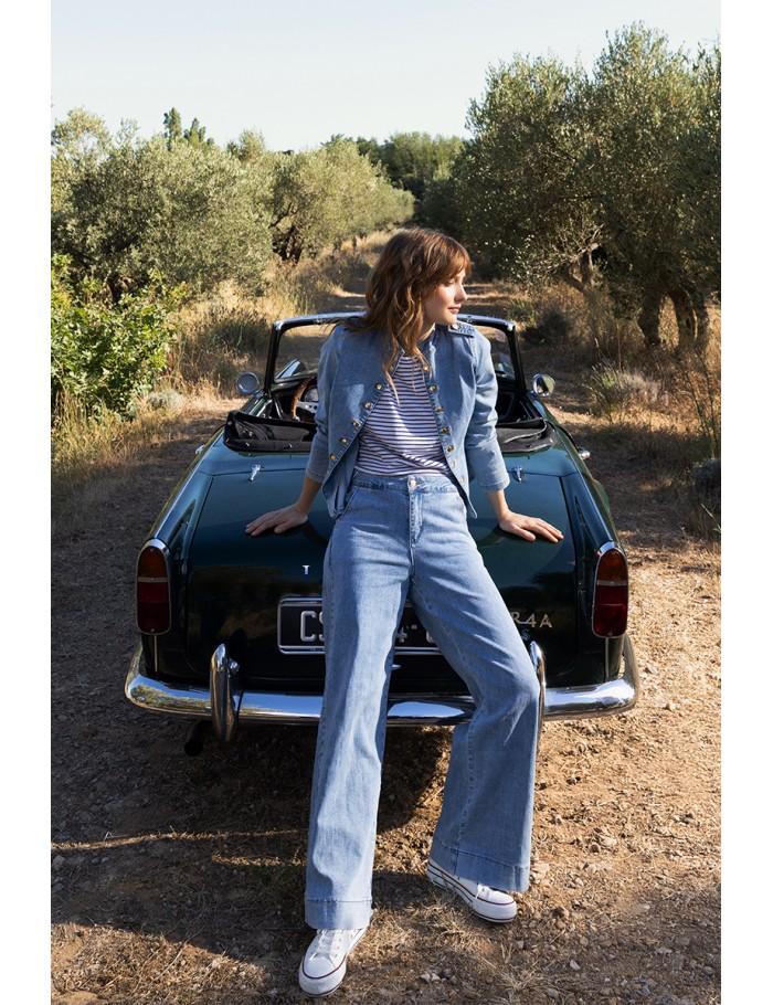 lili sidonio x molly bracken Jean large DENIM BLUE