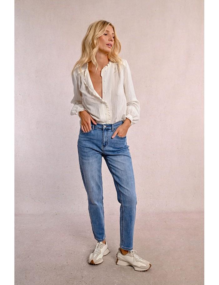 lili sidonio x molly bracken Jean mom BRUT DENIM