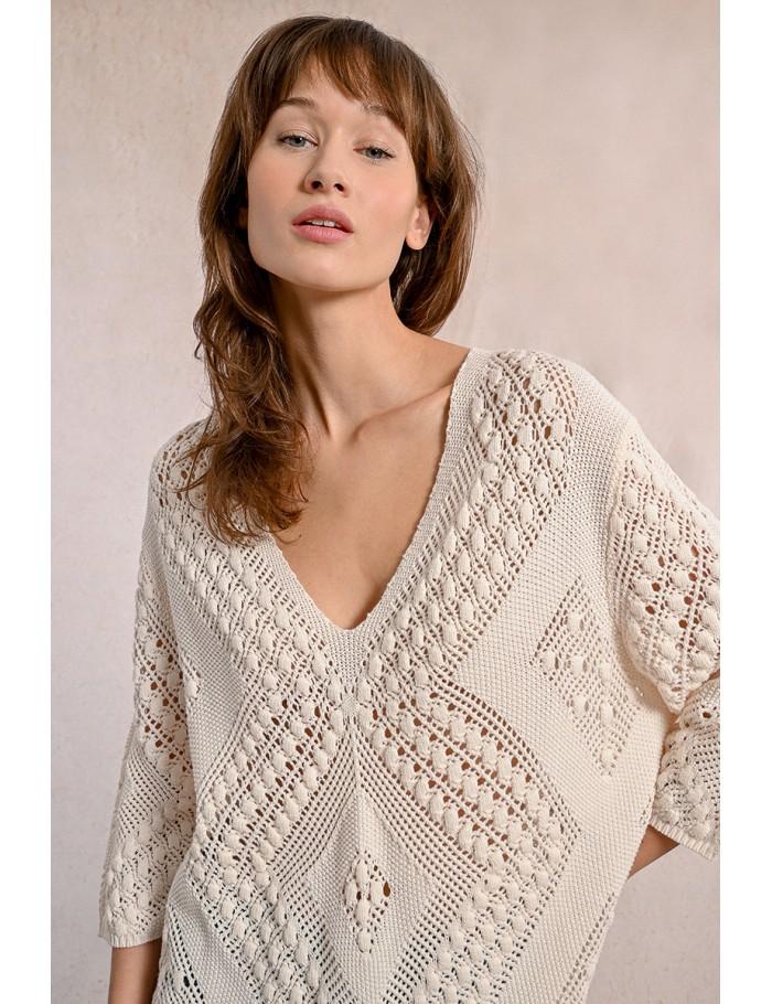 lili sidonio x molly bracken Maille crochet BLACK