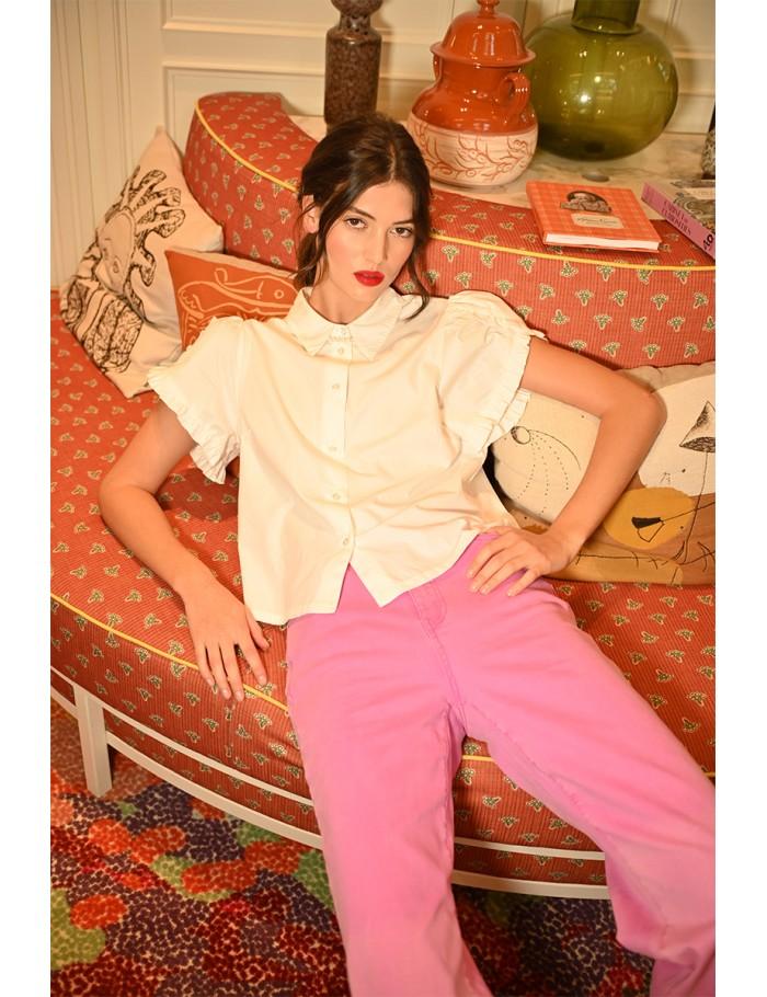 lili sidonio x molly bracken Pantalon large MAUVE lili sidonio x molly bracken Pantalon large MAUVE