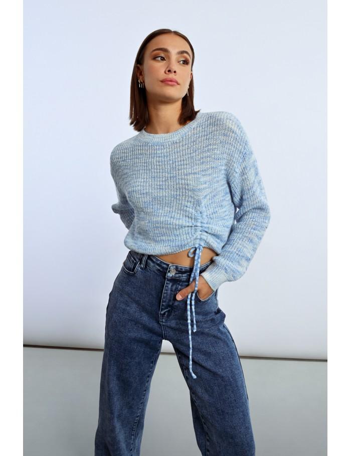 lili sidonio x molly bracken Pull asymétrique BLUE