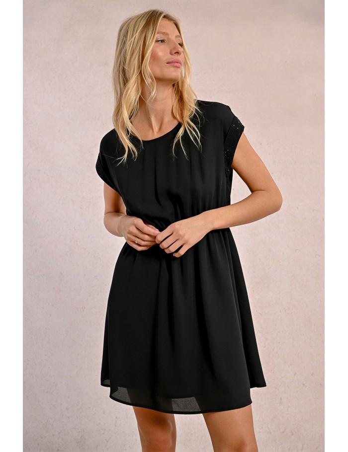 lili sidonio x molly bracken Robe courte BLACK