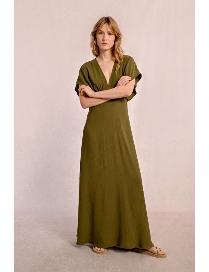 Lili Sidonio X Molly Bracken Robe Longue NAVY BLUE