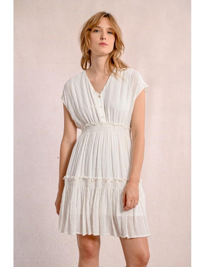 Lili Sidonio X Molly Bracken Robe Rayée BLUE