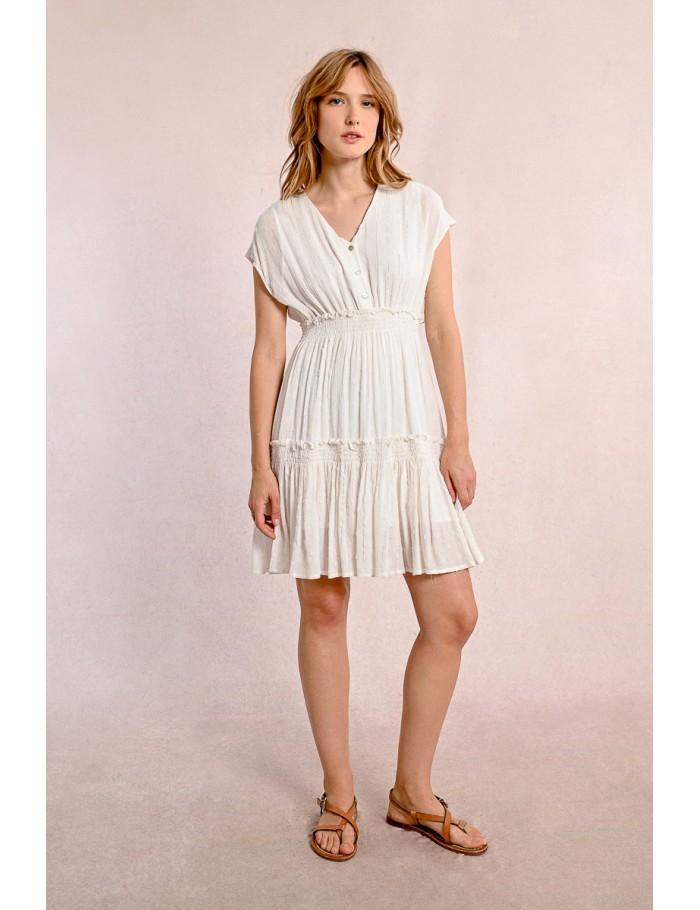 Lili Sidonio X Molly Bracken Robe Rayée BLUE